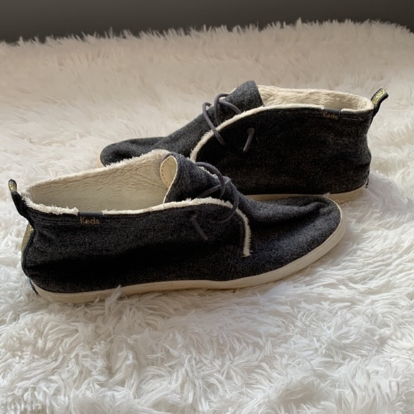 Keds Grey & White Slip-On Soft Sneakers - Picture 1 of 10